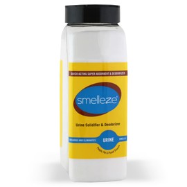 SMELLEZE SMELLEZE Urine Absorbent Powder & Poo Gel | Odor Eliminator for Strong Odor | Solidifier & Deodorizer for Portable Toilets, Urinals, Pet Potty, Bedside Commodes| Absorbs Liquids in Minutes | 2 lb.