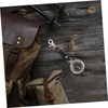 Totority Portable Keychain Compass for Outdoor Navigation Wear Resistant Zinc