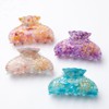 Cloud and Sun Hair Clip,PVC Claw Clip for Women,Women Hair