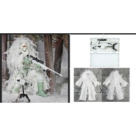 Action Force Valaverse Series 4 Arctic Sniper Gear Pack, White