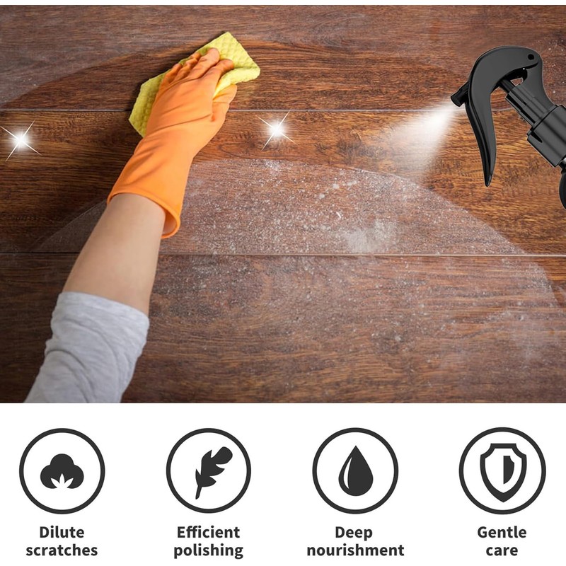 MOODTALK Beeswax Spray Furniture Polish, Wood Cleaner, Wood Floor Polish