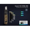 EBTOOLS Adaptador M.2 NVME SSD a USB 3.1, M.2 NGFF