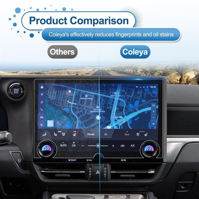 Coleya 2024 2025 GX550 Screen Protector for Lexus GX 550