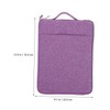 KONTONTY Stylish Slim Laptop Sleeve Durable Case for Lightweight and