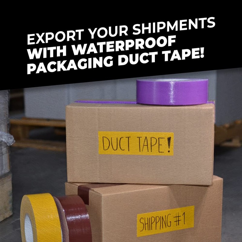 WOD DTC10 Advanced Strength Industrial Grade Brown Duct Tape, 2