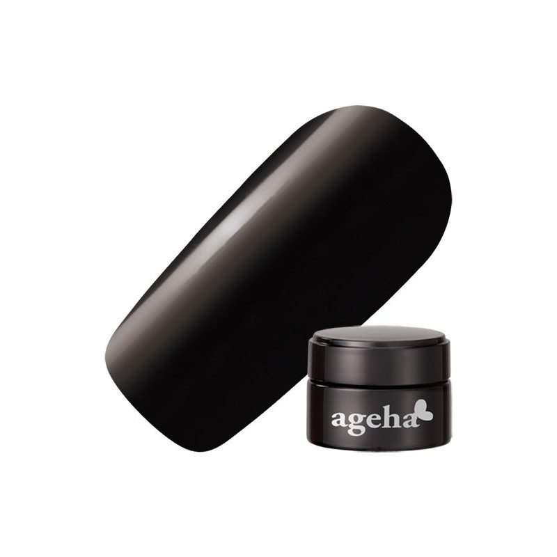 ageha gel Cream Art Gel Black UV/LED Compatible