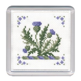 Victorian Thistles Coaster - Cross Stitch Kit