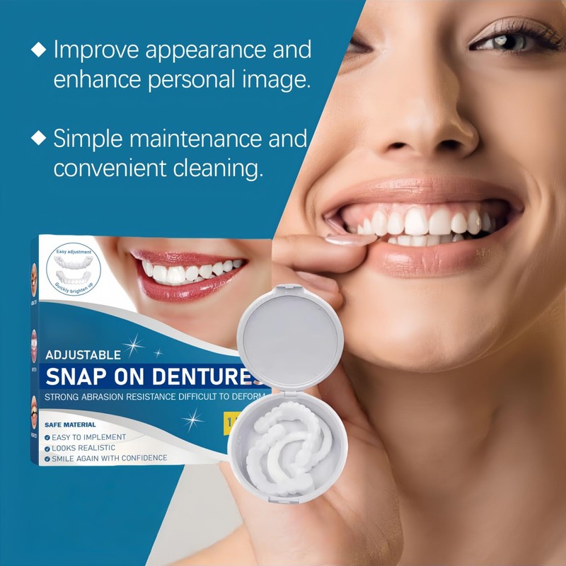 Snap on Veneers Dentures Fake Teeth,Snap on Veneers Teeth,Temporary Ve/neers
