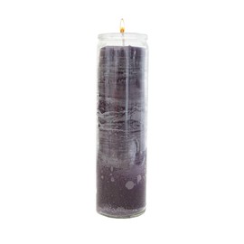 Velas lisas de parafina | Color a elegir | Para rituales, meditación y relajación| Atraer energías | Para eventos sociales | 20 cm x 5.5 cm | 1 pieza | 100% de parafina| (Morada)