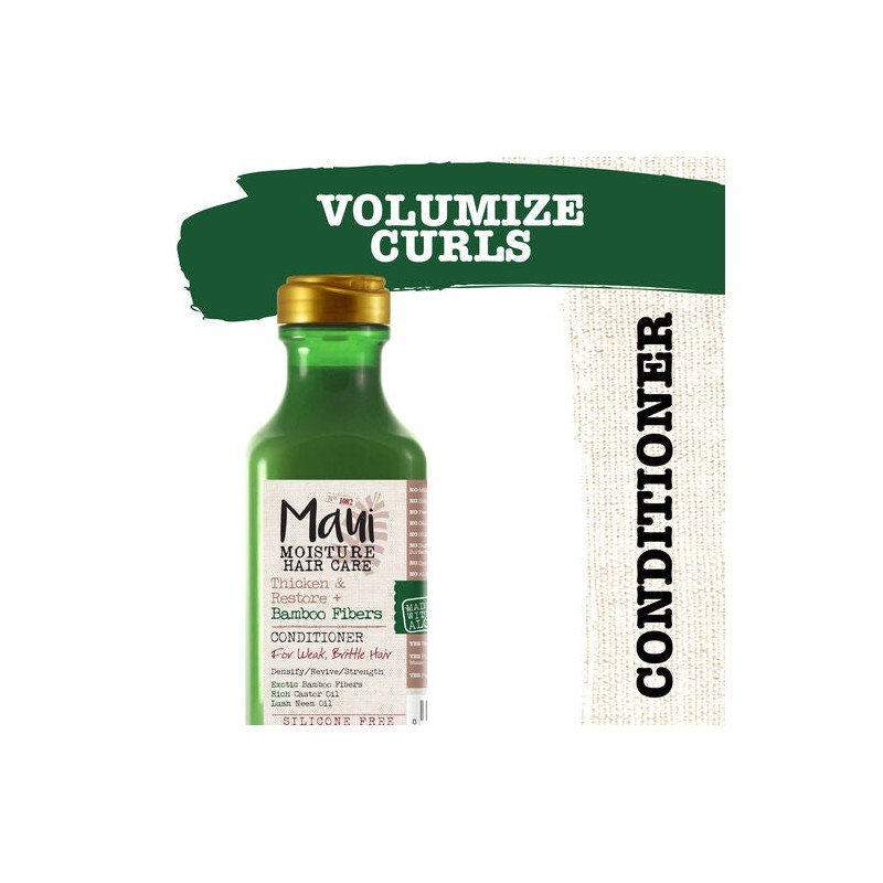 Maui Moisture Thicken & Restore + Bamboo Fiber Conditioner 385mL