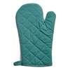 Premier Housewares Country Kitchen Single Oven Glove - White/Teal