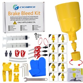 CYCOBYCO Brake Bleed Kit,Bicycle Hydraulic Disc Brake Mineral Oil Bleed Kit for Shimano,SRAM,AVID,MAGURA,TEKTRO,Hayes (Standard)