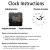 XNM 10 Inch Wood Farmhouse Clock for Bedroom Battery Powered