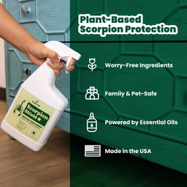 Cedarcide Scorpion Shield (Quart) Indoor Cedar Oil Pest Control Spray - Kills & Repels Scorpions and Other Pests Guaranteed - Pet Safe