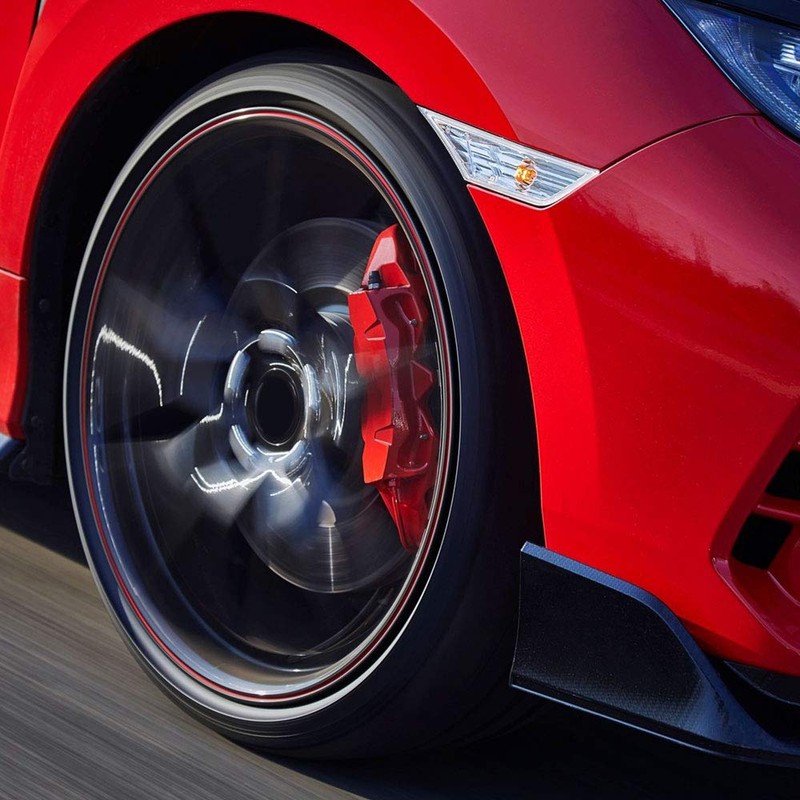 Quattroerre Refractive Wheel Trim Stripes with Applicator for Car Rims,