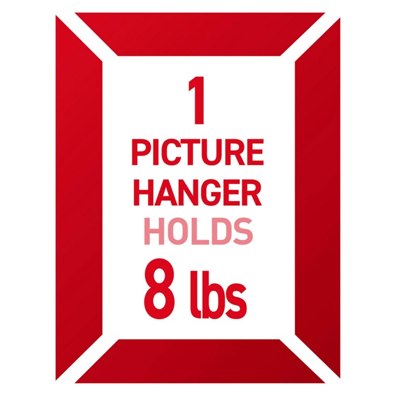 Command Universal Frame Hangers, Damage Free Hanging Picture Hangers, No