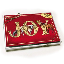 Texas Joy to the World Christmas Card with Recipe