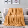 Elegant Comfort Premium 100% Cotton Waffle Blanket - Lightweight Breathable