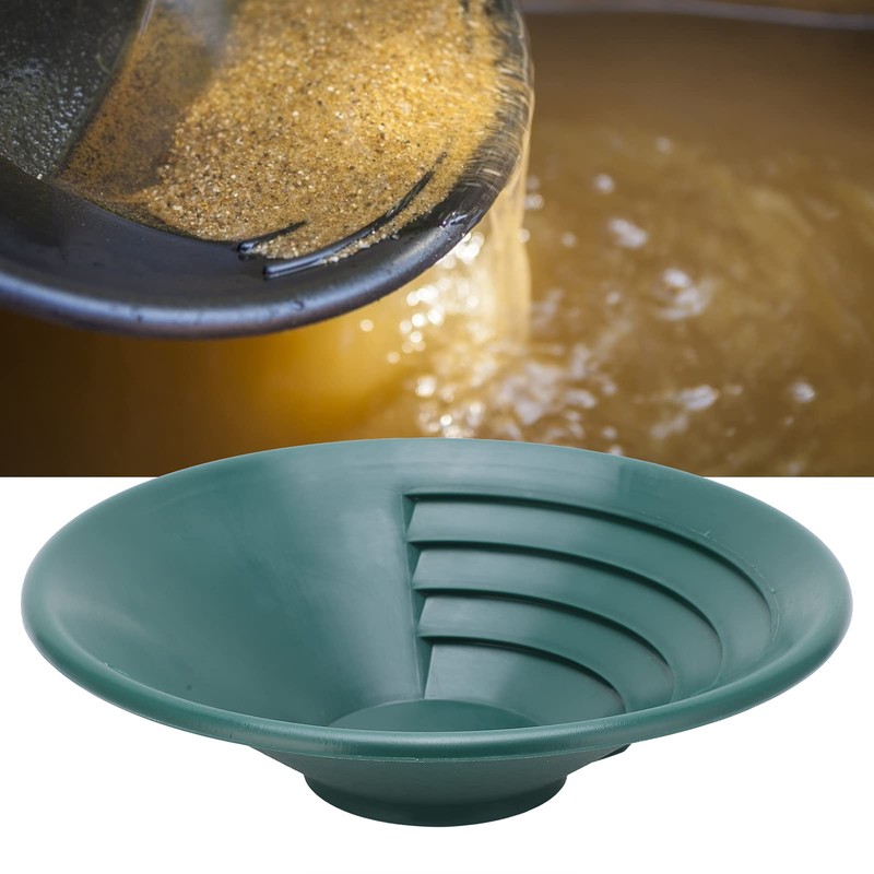 Gold Panning Pan ABS Gold Classifier Green for Beginners in