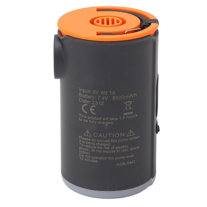 Mini Air Pump Illuminated USB Rechargeable Portable with 5 Air