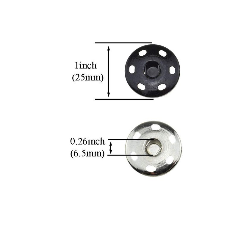 Hao Pro Sew on Snap Button 25mm Dia Press Stud