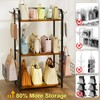 Purse Organizer with Side Hooks and Baskets for Purse Storage,