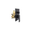 Drettyer 2 Way Outlet Function Solid Brass Shower Diverter Valve