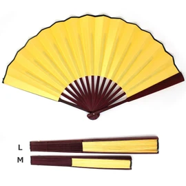Lovelive-Style Cosplay Fan, 2 Sizes, M, Gold, Emphasis on Dance Performance, Lovelive, Gold Stool, I Want to Dance in the Castle of the Night Angelic Angel