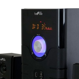 beFree Sound BFS-500 5.1 Channel Surround Sound Bluetooth Speaker System- Blue