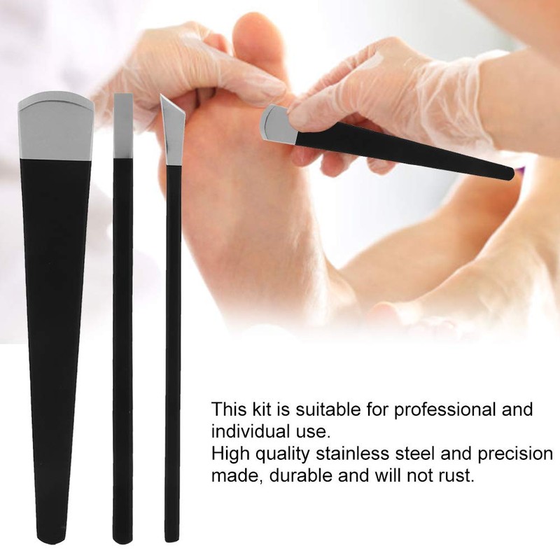 Cuchillo de Pedicura de 3 Piezas, Pedicura de Uñas de