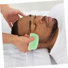 KOMBIUDA 2pcs Facial Guasha Scraping Tool Jade Massage Board for