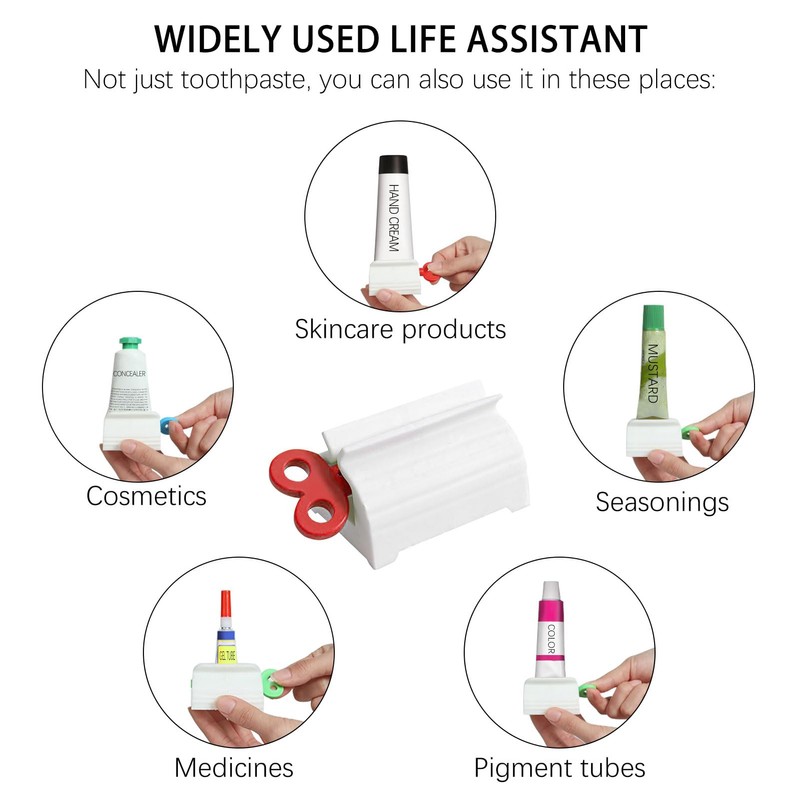 3 Pcs Toothpaste Squeezer Toothpaste Dispenser Rolling Tube Toothpaste Toothpaste