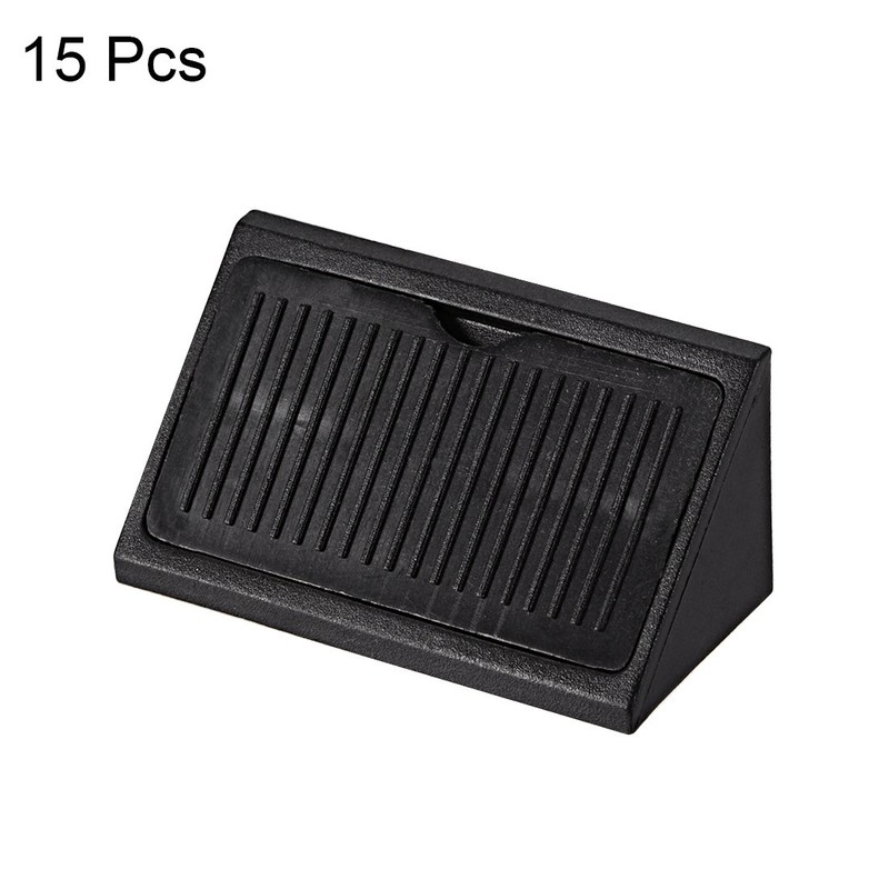 sourcing map Plastic Corner Braces, Shelf Cabinet Door 90 Degree