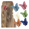 MINI BOXX Pinzas Para Cabello Mariposa Mate Grandes Para Mujer
