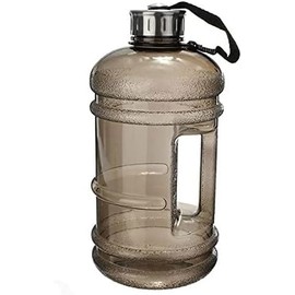 Romaxx 2.2L Water Bottle - BPA Free, Leak Proof, Flip Cap, Ideal for Gym, Adults - Clear Water Container with Extra Strong Material - Perfect for Sports, Durable Drink Water Bottle (Black)