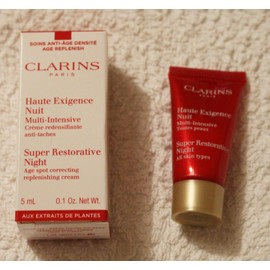 Clarins Clarins Super Restaurativo Corrección de manchas de la edad nocturna Piel muy seca, 0.1 onzas fluidas