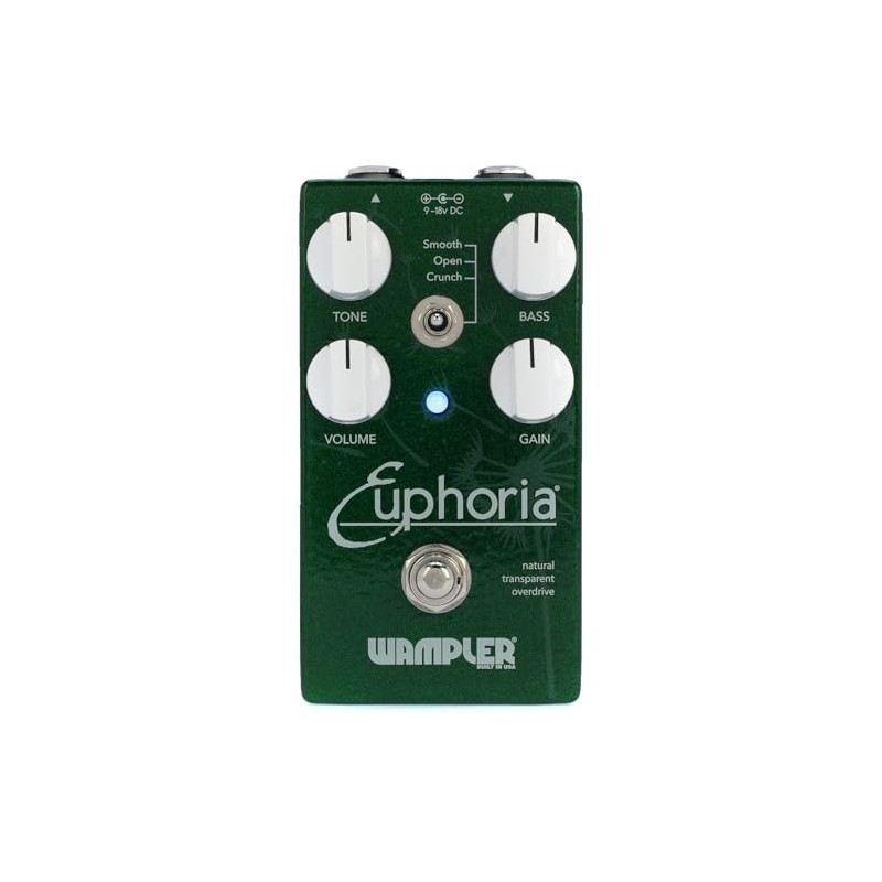 Wampler Euphoria V2 Natural Transparent Overdrive Guitar Effects Pedal