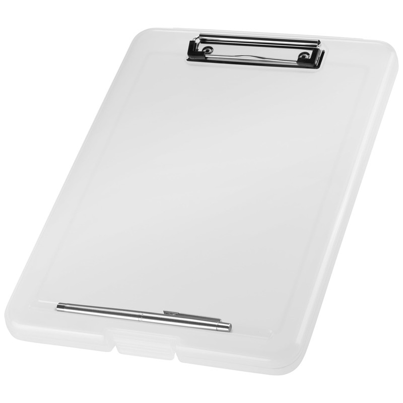 helit H2532010 Clipboard DIN A4 the Clip White Translucent Clipboard