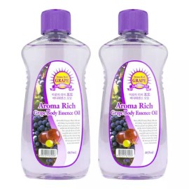 Aroma Rich 아로마 리치 바디오일 465ml 포도 x2개 Aroma Rich Body Oil 465ml Grape x2 [Single item]