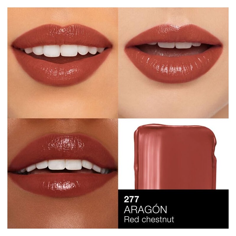 NARS Afterglow Sensual Shine Lipstick - 277 ARAGÓN Red Chestnut
