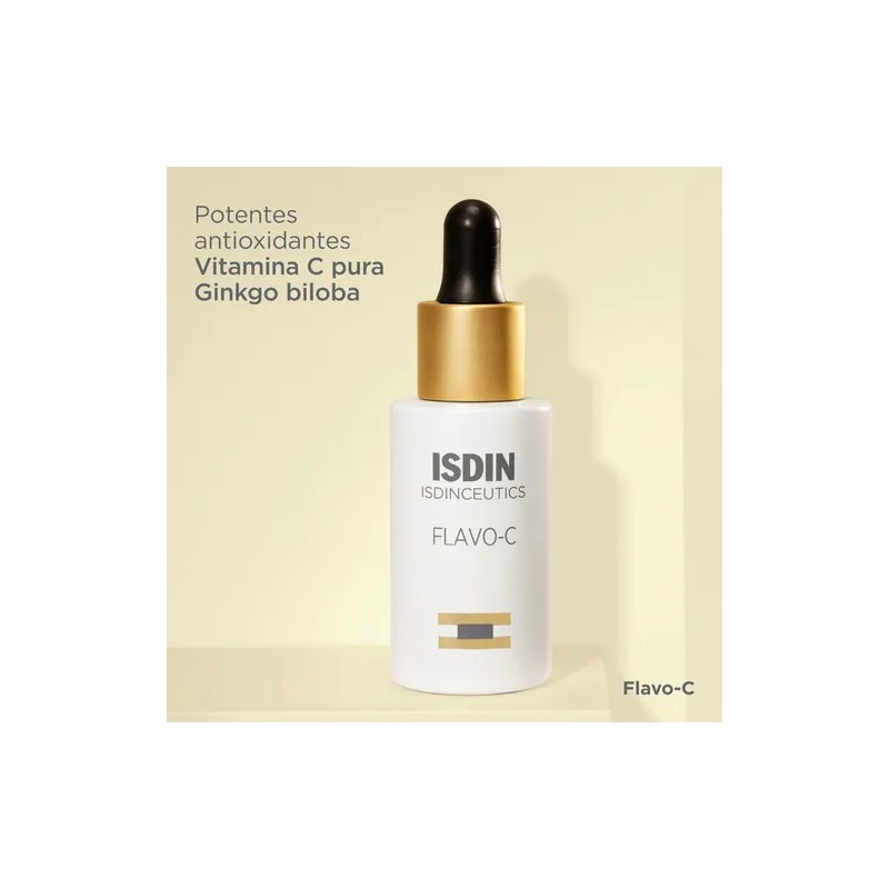 Isdinceutics Flavo-C Sérum Antioxidante con Vitamina C Pura, 30 ml