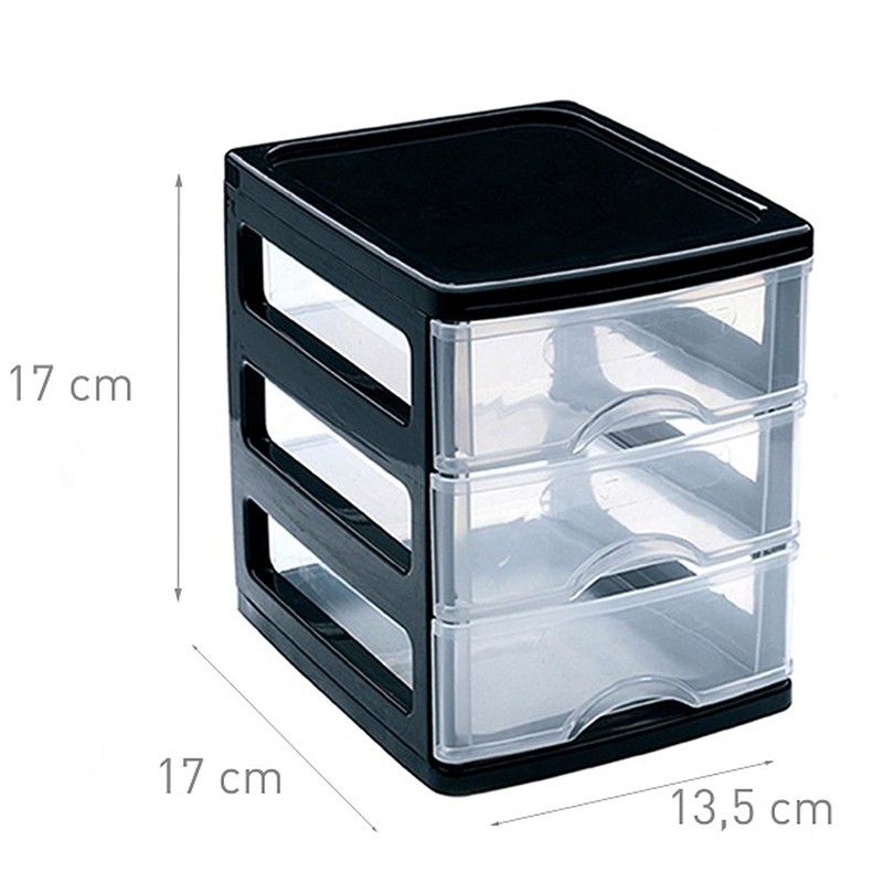 Plastic Desktop Storage Unit with Drawers, Stationary Arts Drawer Desktop