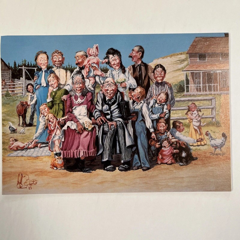 Leanin’ Tree Leaning Tree Anniversary Card AV907 Western Family Portrait
