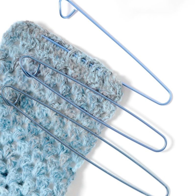 Stitch Holder, 4 Pcs Aluminum Crochet Knitting Needle Stitch Holder