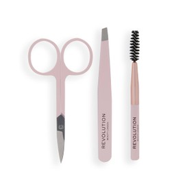 Revolution Beauty London, Brow Shaping Set, Eyebrow Grooming Kit, 3 Piece Set