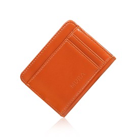 Mura Men's Fragment Case, Card Case, Thin, Braun