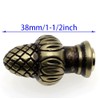 OZXNO 1pcs Solid Lamp Finial Brass Lamp Finial Cap Knob