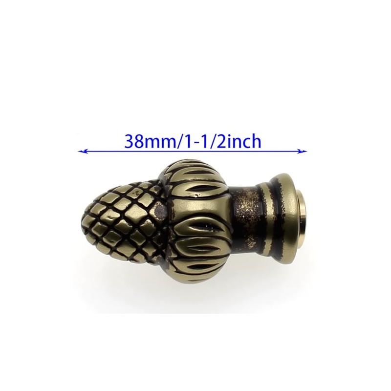 OZXNO 1pcs Solid Lamp Finial Brass Lamp Finial Cap Knob