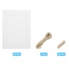 MECCANIXITY 10PCS Paper Photo Frames, 7 x 5 Inch Cardboard
