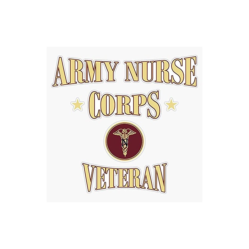 HOF Trading Army Nurse Corps Veteran Vinyl Sticker Waterproof Decal